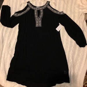 NWT- Cold Shoulder Dress Relaxed Fit